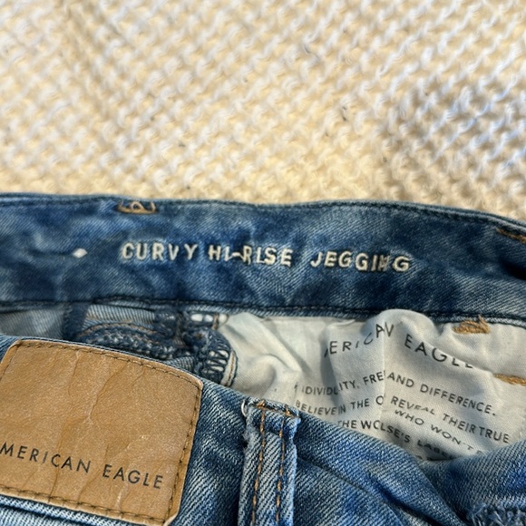 American Eagle Next Level Stretch Curvy Hi-Rise Jeggings - Picture 7 of 7